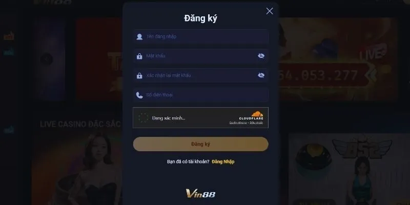 Nắm rõ cách thức mở tài khoản Vin88 trên máy tính